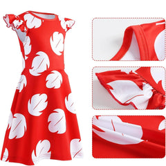 Stitch Lilo Cosplay Costume for Girls Halloween Fancy Dress