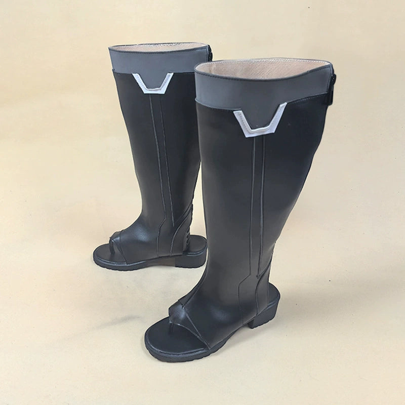 Superhero Marvel Rivals Psylocke Sai Cosplay Shoes Boots Customized
