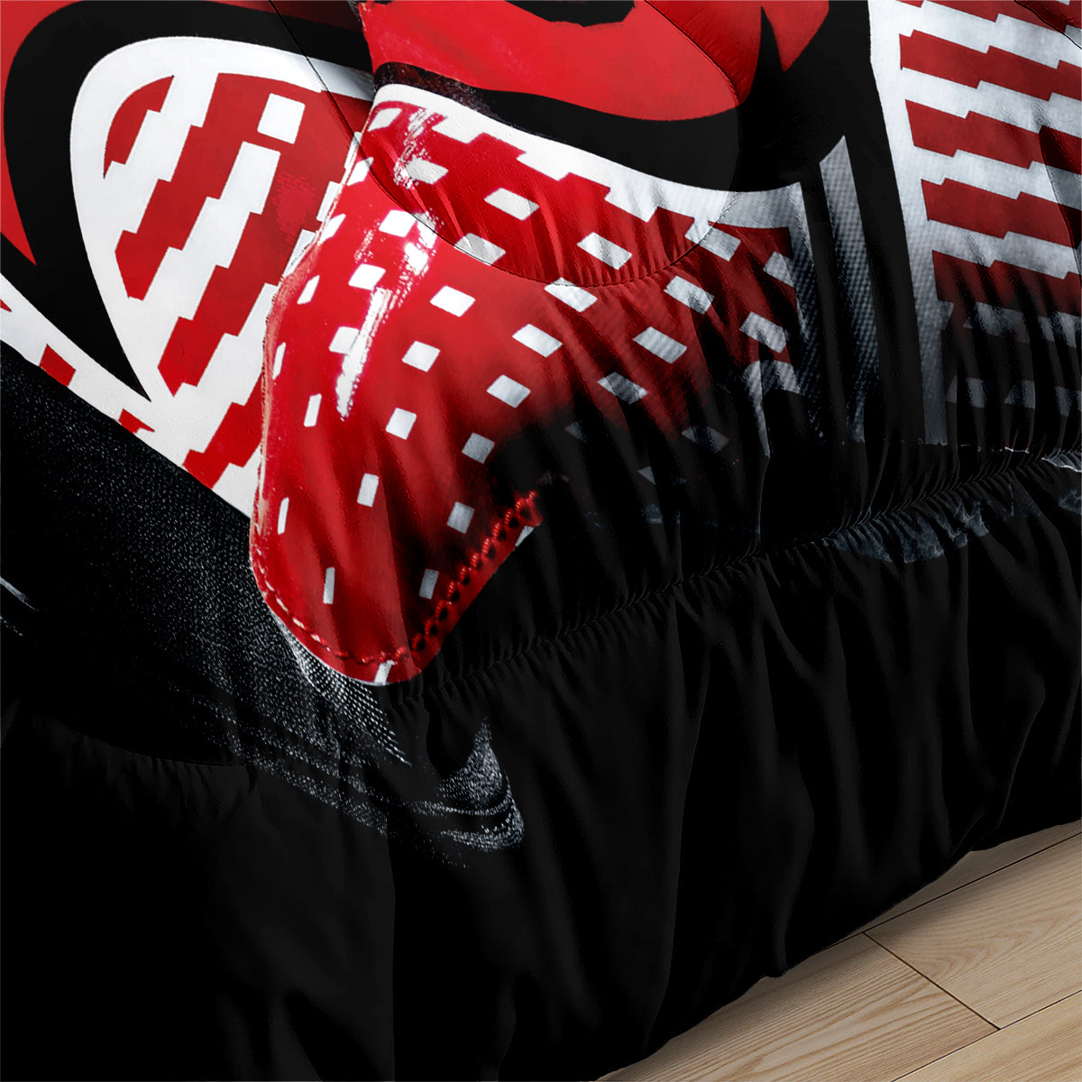 Tampa Bay Rugby Buccaneers Comforter Pillowcases 3PC Sets Blanket All Season Reversible Quilted Duvet
