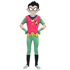 Teen Titans GO Cosplay Costume for Boys Girls Bodysuit Halloween Fancy Jumpsuits