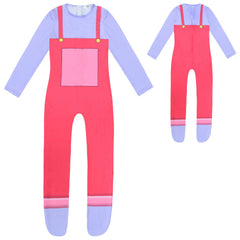 The Amazing Digital Circus Cosplay Costume with Mask Boys Girls Bodysuit Halloween Fancy Jumpsuits