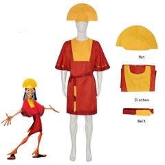 The Emperor's New Groove Cosplay Costume Halloween Cosplay Full Set