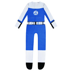 The Fantastic Four Cosplay Costume with Mask Halloween Jumpsuits
