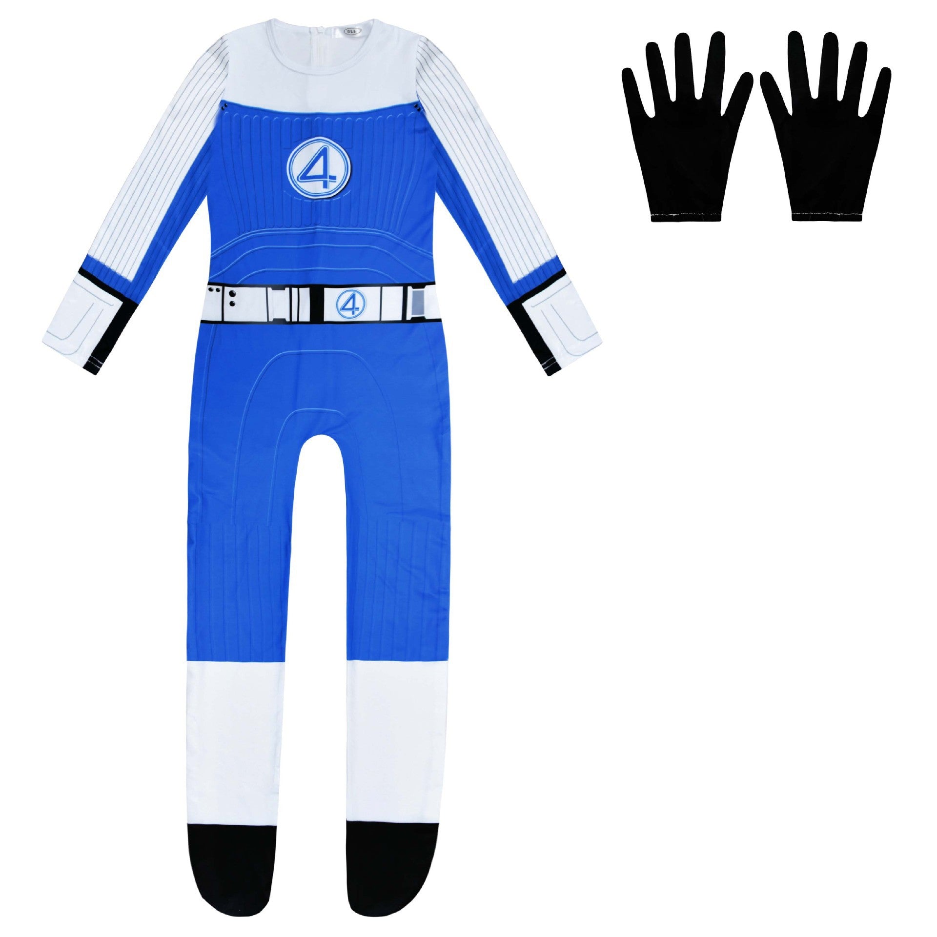The Fantastic Four Cosplay Costume with Mask Halloween Jumpsuits
