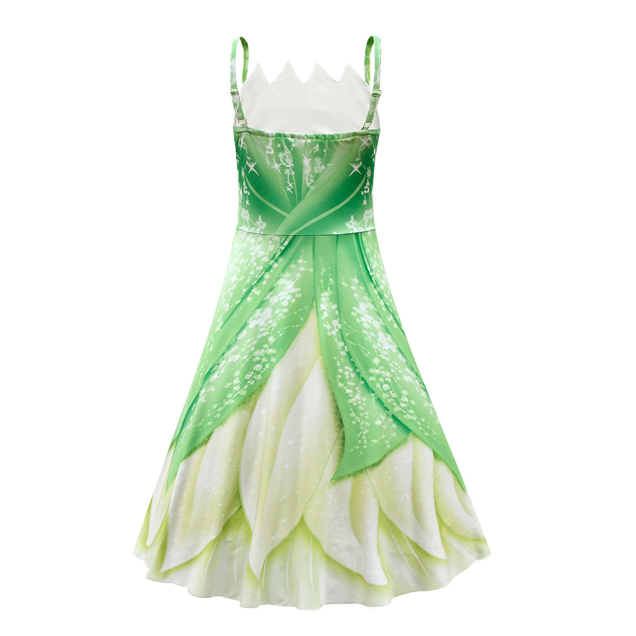The Princess and the Frog Tiana Cosplay Costume for Girls Halloween Fancy Dress