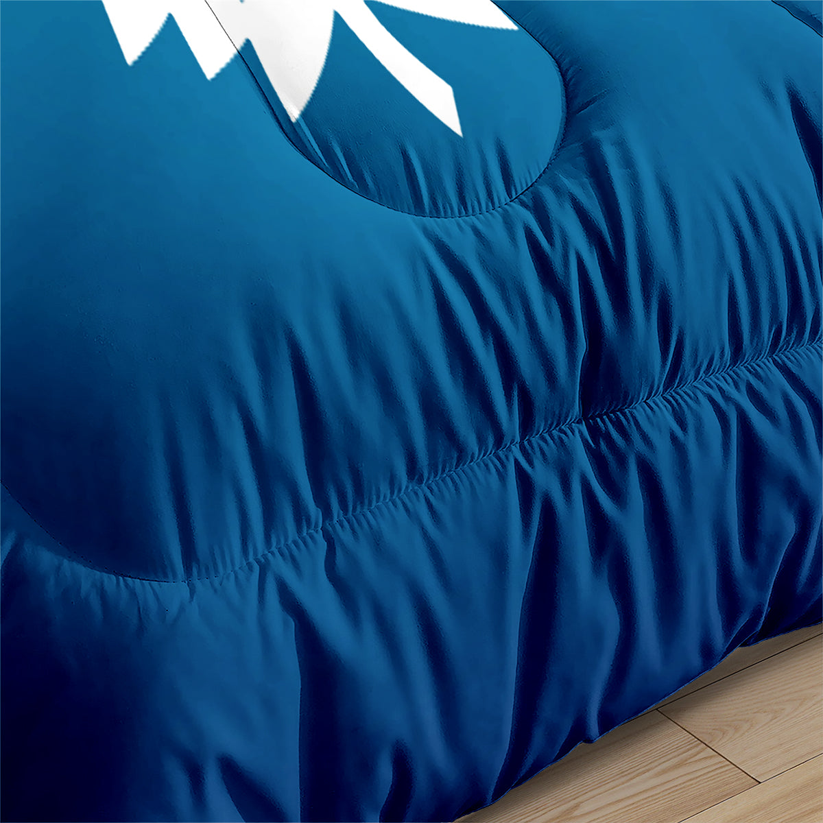 Toronto Hockey Maple Leafs Comforter Pillowcases 3PC Sets Blanket All Season Reversible Quilted Duvet
