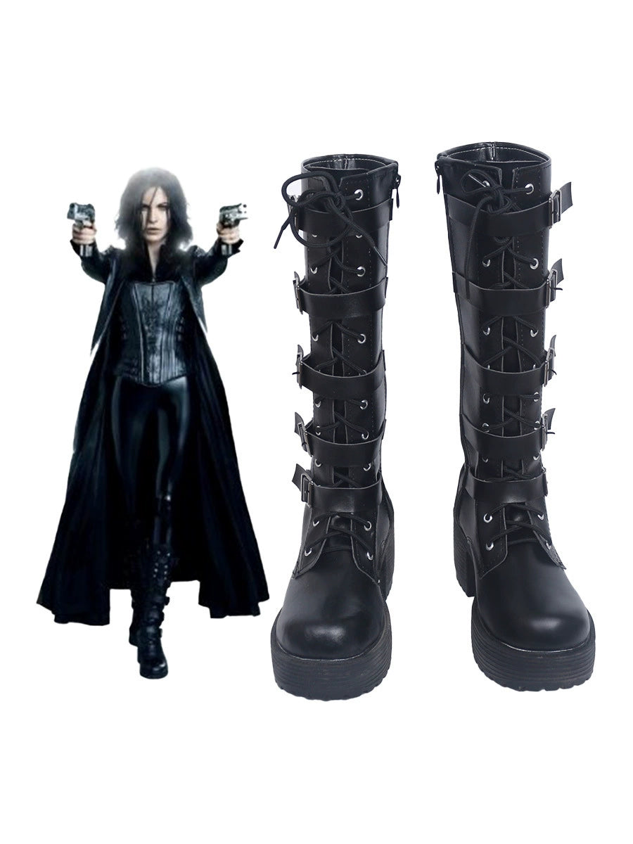Underworld Blood Wars Selena Cosplay Shoes Boots Customized