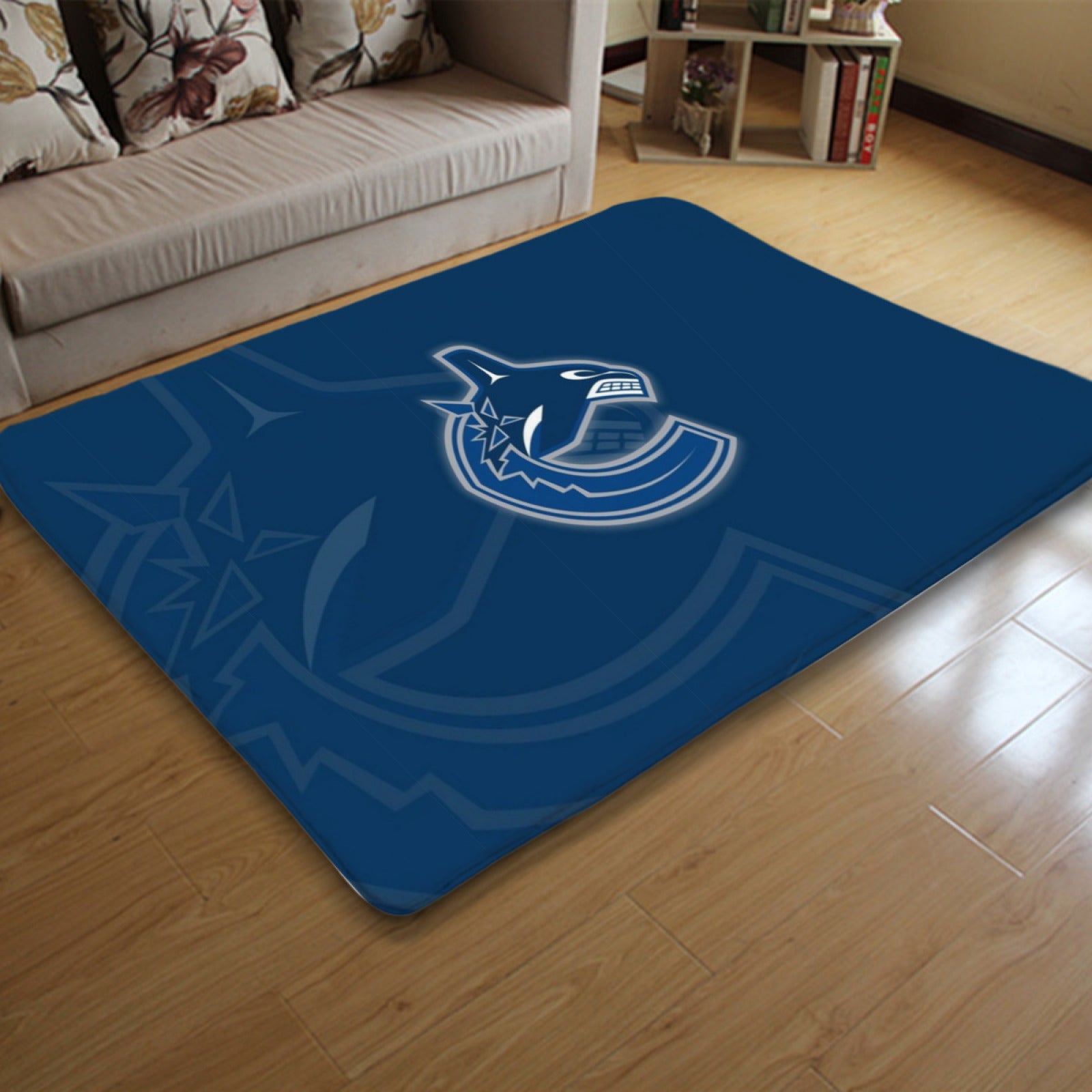 Vancouver Canucks Hockey Rugs Bedroom Living Room Bathroom Carpet Mat Rug