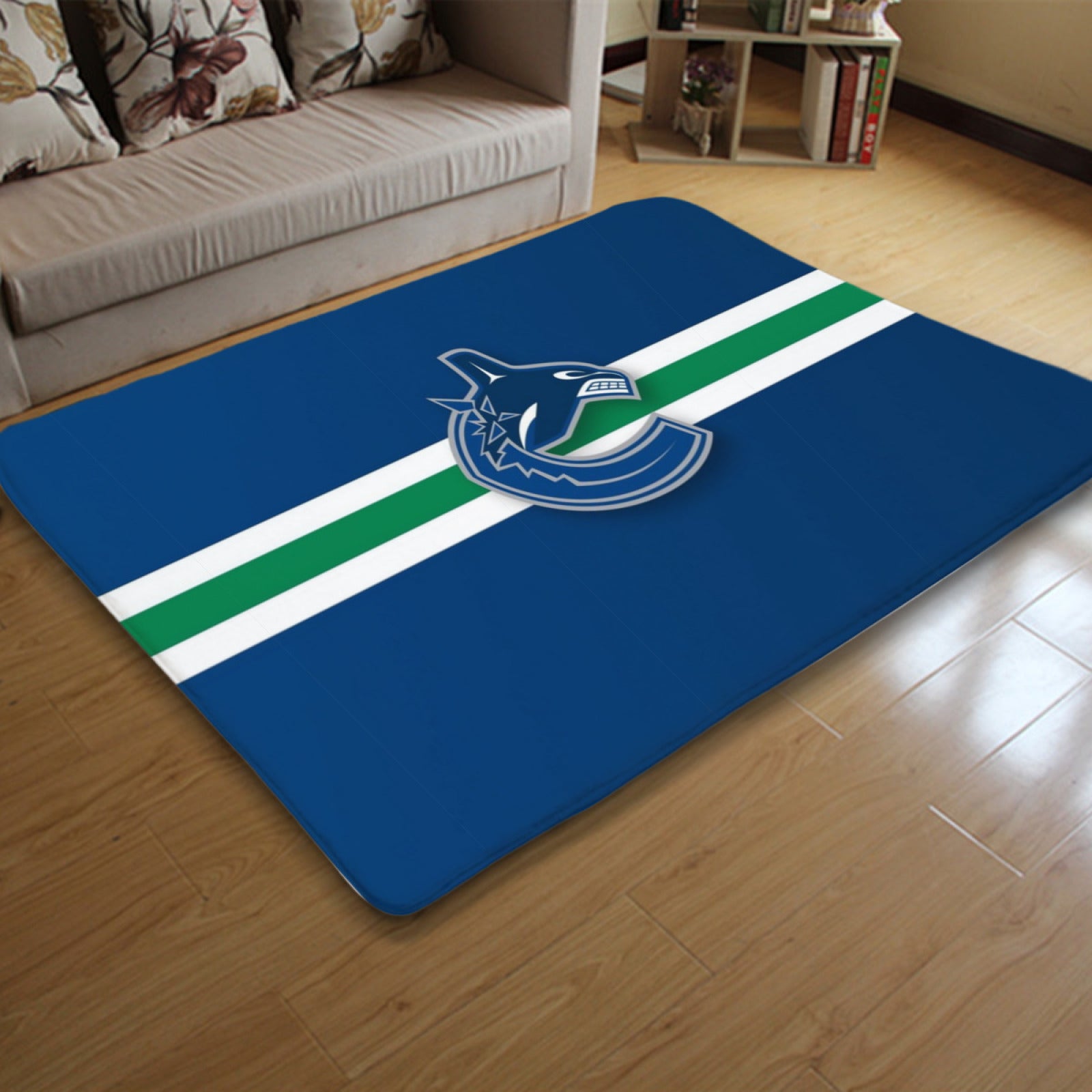 Vancouver Canucks Hockey Rugs Bedroom Living Room Bathroom Carpet Mat Rug