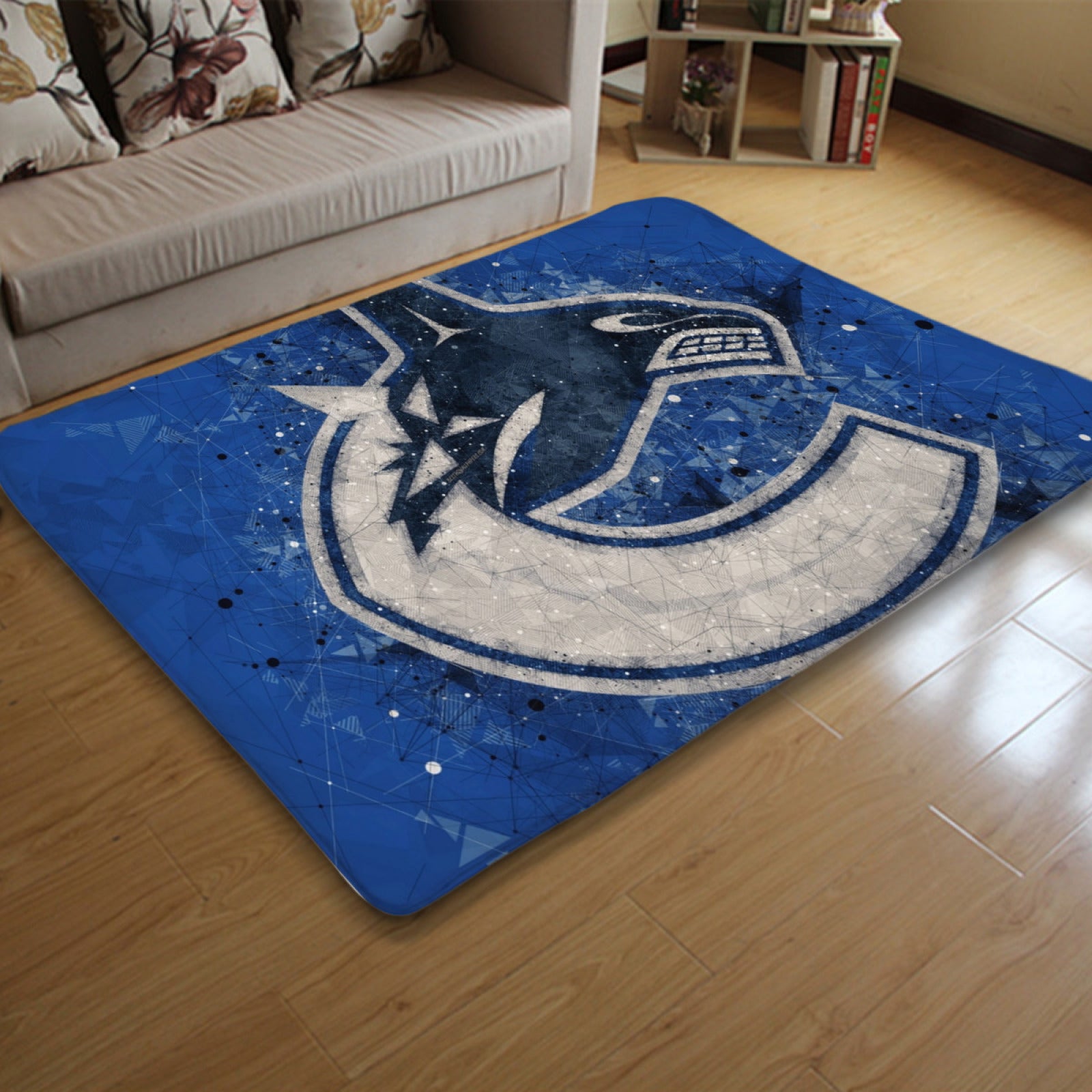 Vancouver Canucks Hockey Rugs Bedroom Living Room Bathroom Carpet Mat Rug