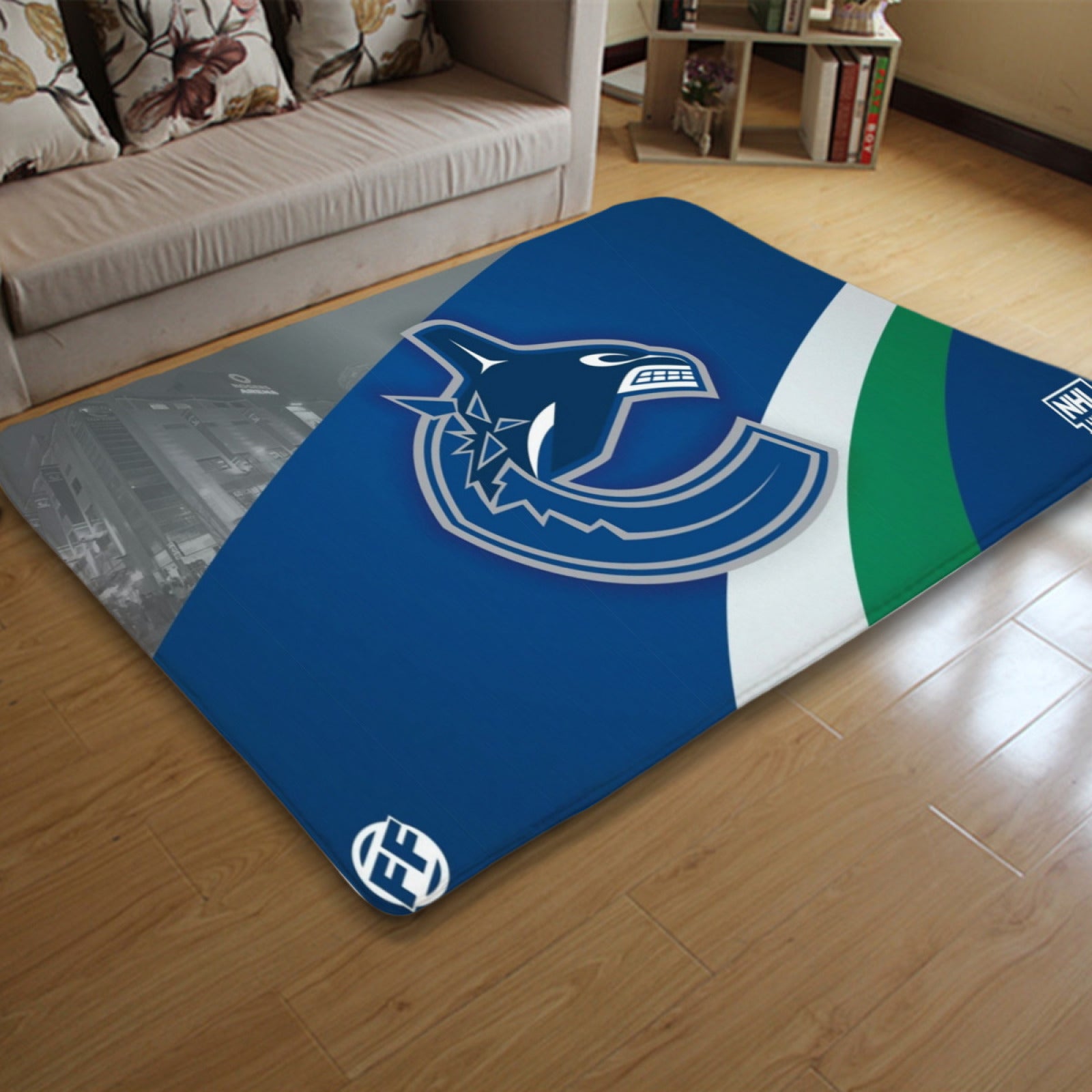 Vancouver Canucks Hockey Rugs Bedroom Living Room Bathroom Carpet Mat Rug