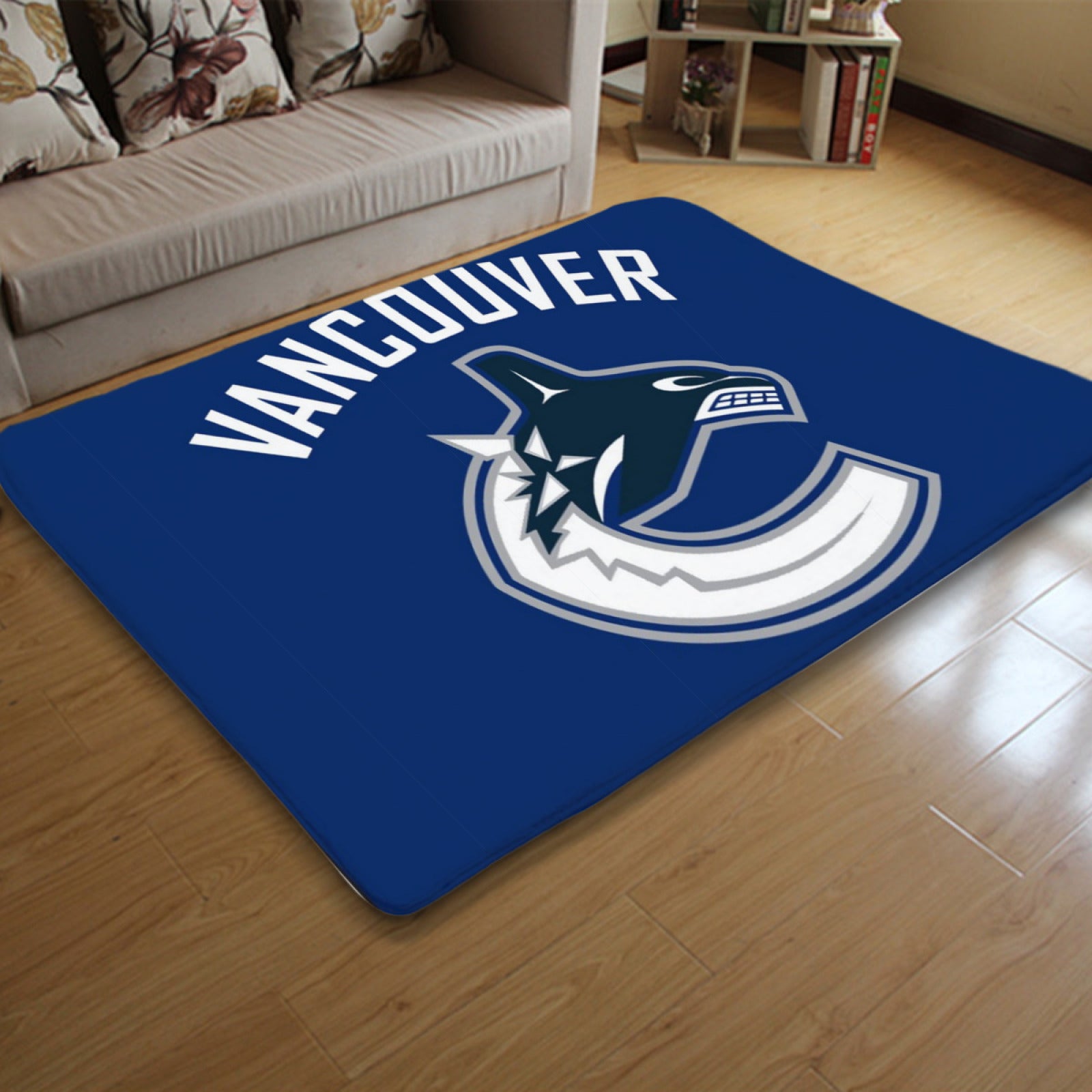 Vancouver Canucks Hockey Rugs Bedroom Living Room Bathroom Carpet Mat Rug