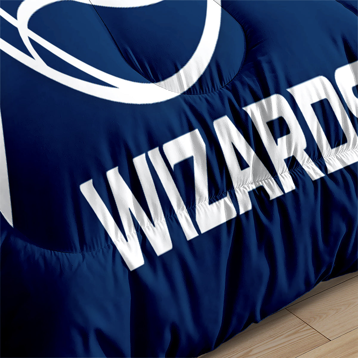 Washington Basketball Wizards Comforter Pillowcases 3PC Sets Blanket All Season Reversible Quilted Duvet