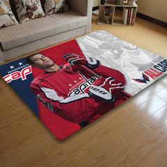 Washington Hockey Capitals Rugs Bedroom Living Room Bathroom Carpet Mat Rug