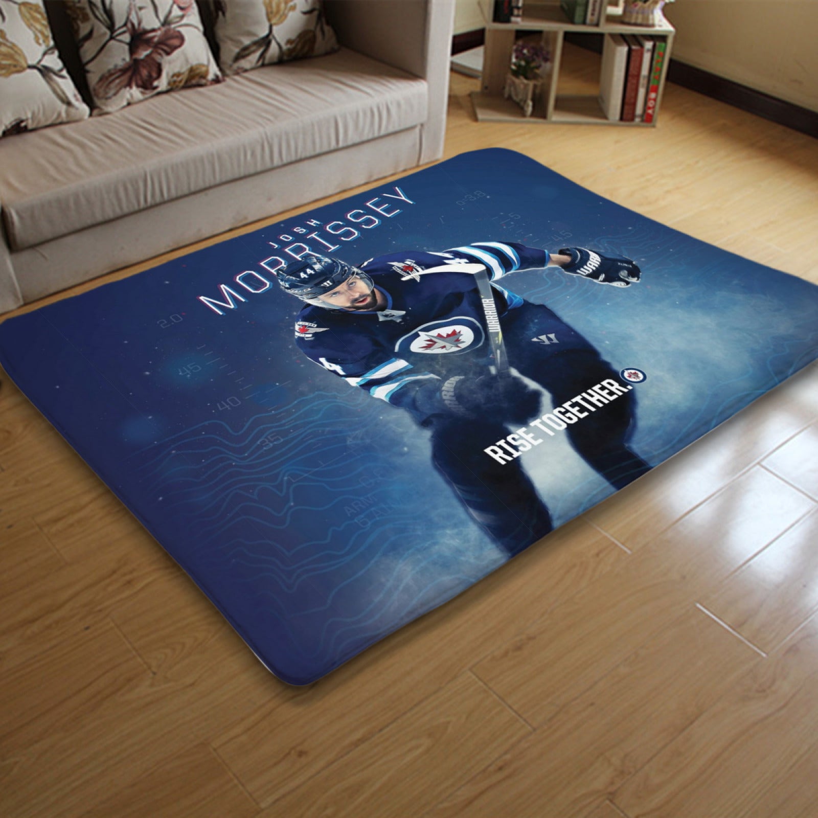 Winnipeg Jets Hockey Rugs Bedroom Living Room Bathroom Carpet Mat Rug