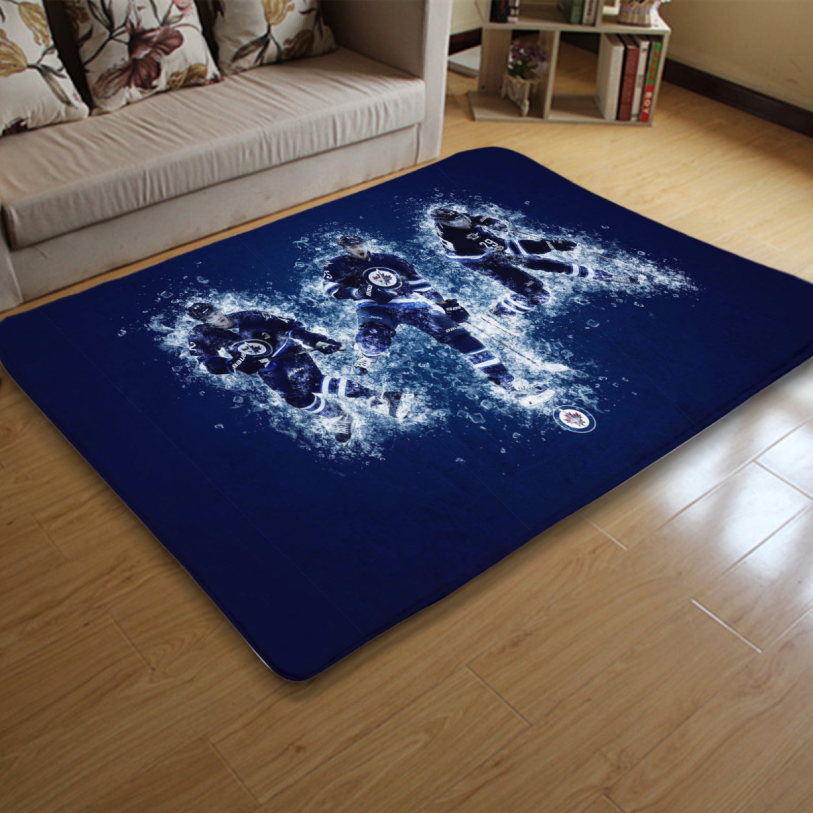 Winnipeg Jets Hockey Rugs Bedroom Living Room Bathroom Carpet Mat Rug