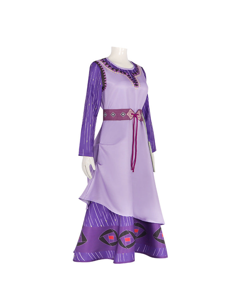 Wish Asha Cosplay Dress Halloween Costume For Kids Adults