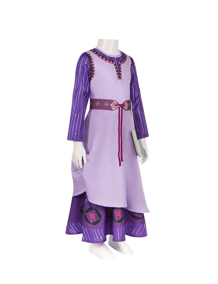 Wish Asha Cosplay Dress Halloween Costume For Kids Adults