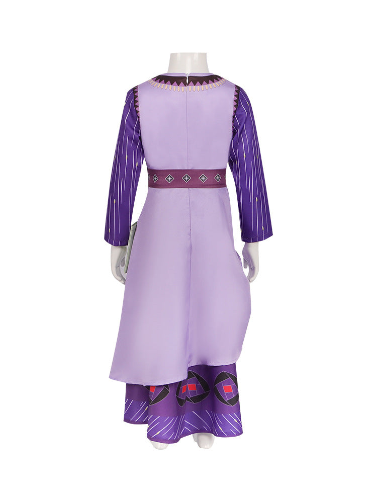 Wish Asha Cosplay Dress Halloween Costume For Kids Adults