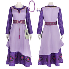 Wish Asha Cosplay Dress Halloween Costume For Kids Adults