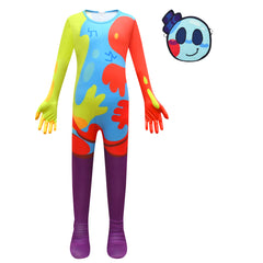 Pianosaurus Yarnaby Doey Cosplay Costume for Boys Girls Bodysuit Halloween Fancy Jumpsuits