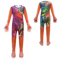 Pianosaurus Yarnaby Cosplay Costume for Boys Girls Bodysuit Halloween Fancy Jumpsuits