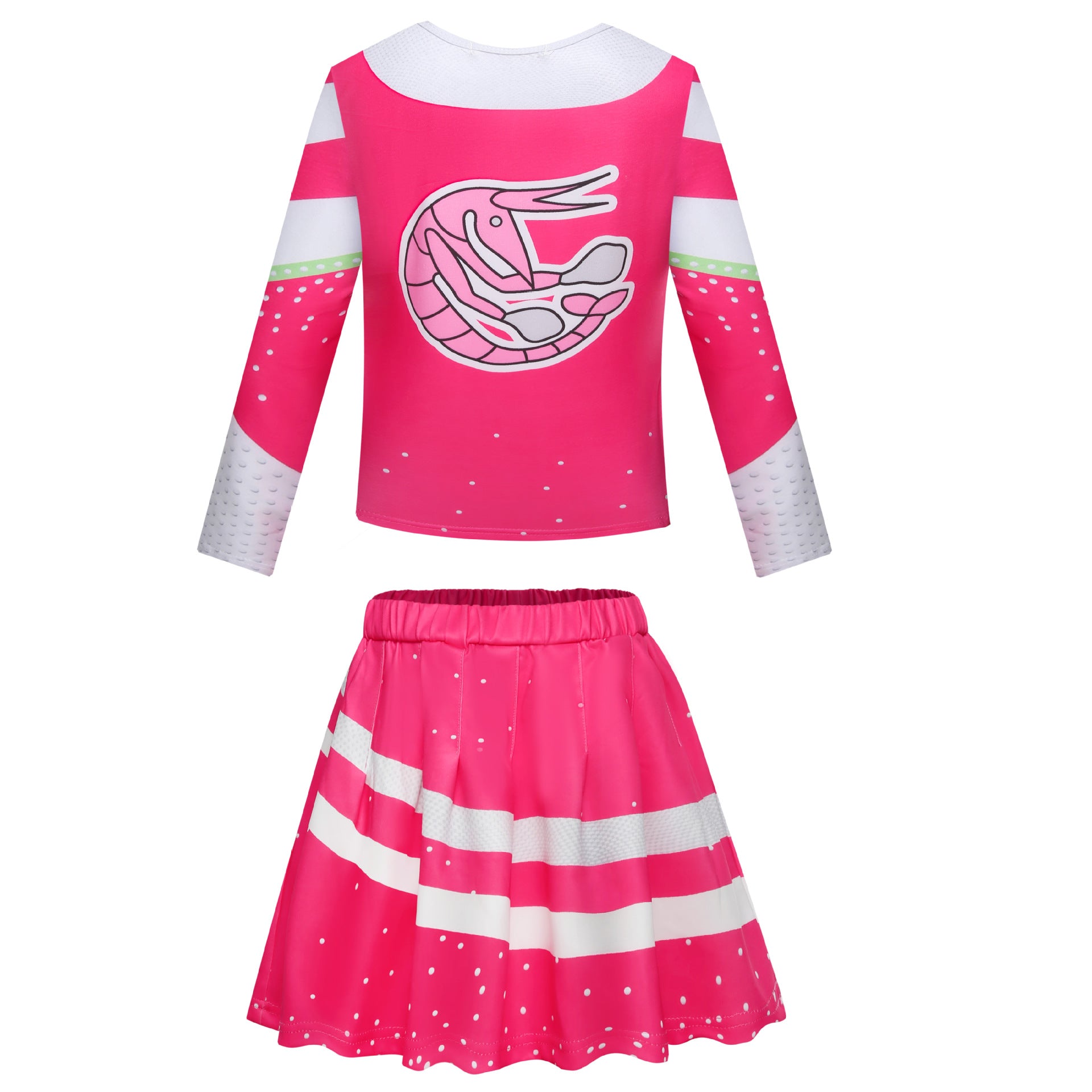 Zombies Out of This World Cheerleader Cosplay Costume for Girls Halloween Fancy Dress