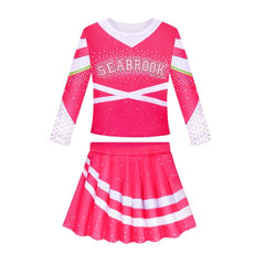 Zombies Out of This World Cheerleader Cosplay Costume for Girls Halloween Fancy Dress