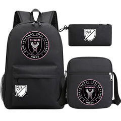 Club Internacional de Soccer Miami   Printed Schoolbag Backpack Shoulder Bag Pencil Bag 3pcs set for Kids Students