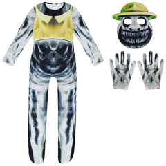 Game Zoonomaly Cosplay Costume with Mask Boys Girls Bodysuit Halloween Fancy Jumpsuits