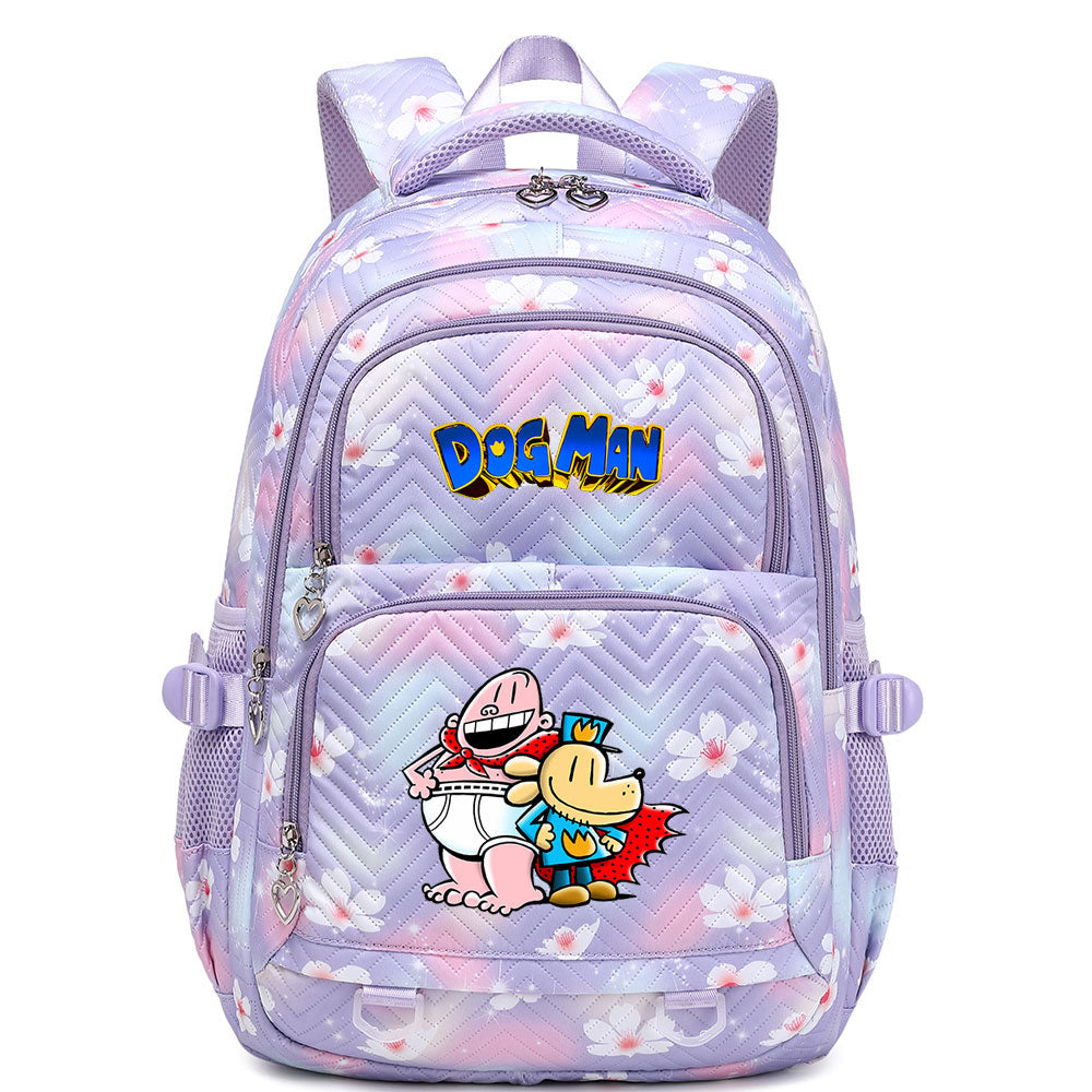 Dog Man Proof Backpack Notebook Travel Bags Casual School Bag For Middle School Students