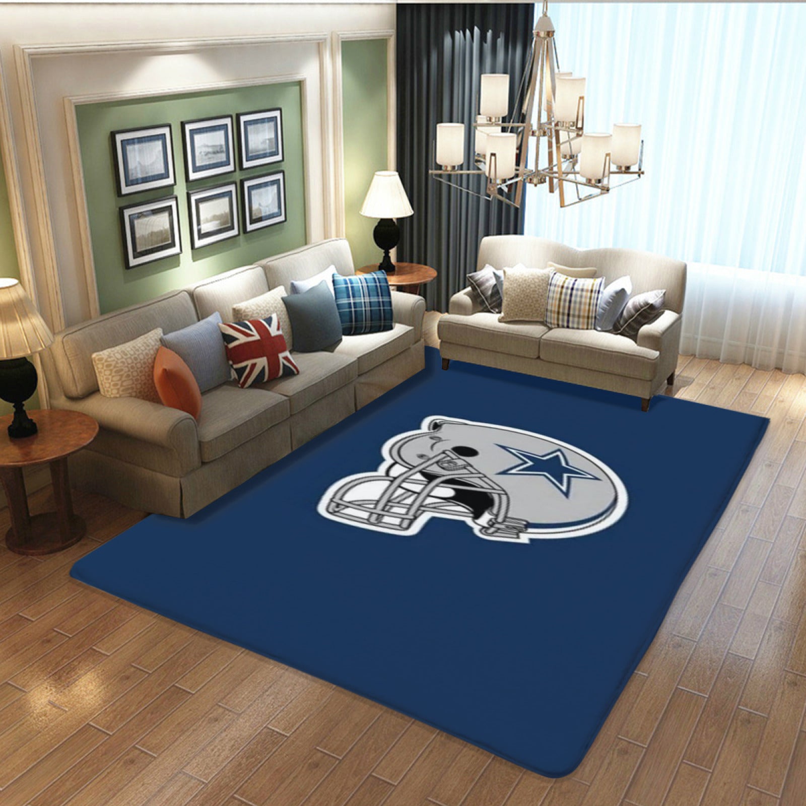 Dallas Rugby Cowboys Rugs Bedroom Living Room Bathroom Carpet Mat Rug