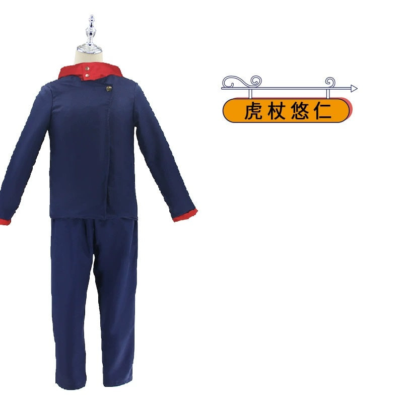 Anime Jujutsu Kaisen Sukuna Nobara Yuji Megumi Gojo Anime Cosplay Costume for Kids