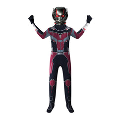 Ant-Man and the Wasp Quantumania Antman Cosplay Costume with Mask Boys Girls Bodysuit Halloween Fancy Jumpsuits