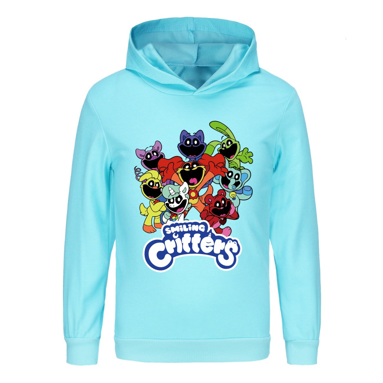 Smiling Critters Casual Sweatshirt Spring Autumn Hoodie for Kids