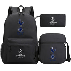 Tottenham Hotspur Football Club Schoolbag Backpack Shoulder Bag Pencil Bag 3pcs set for Kids Students