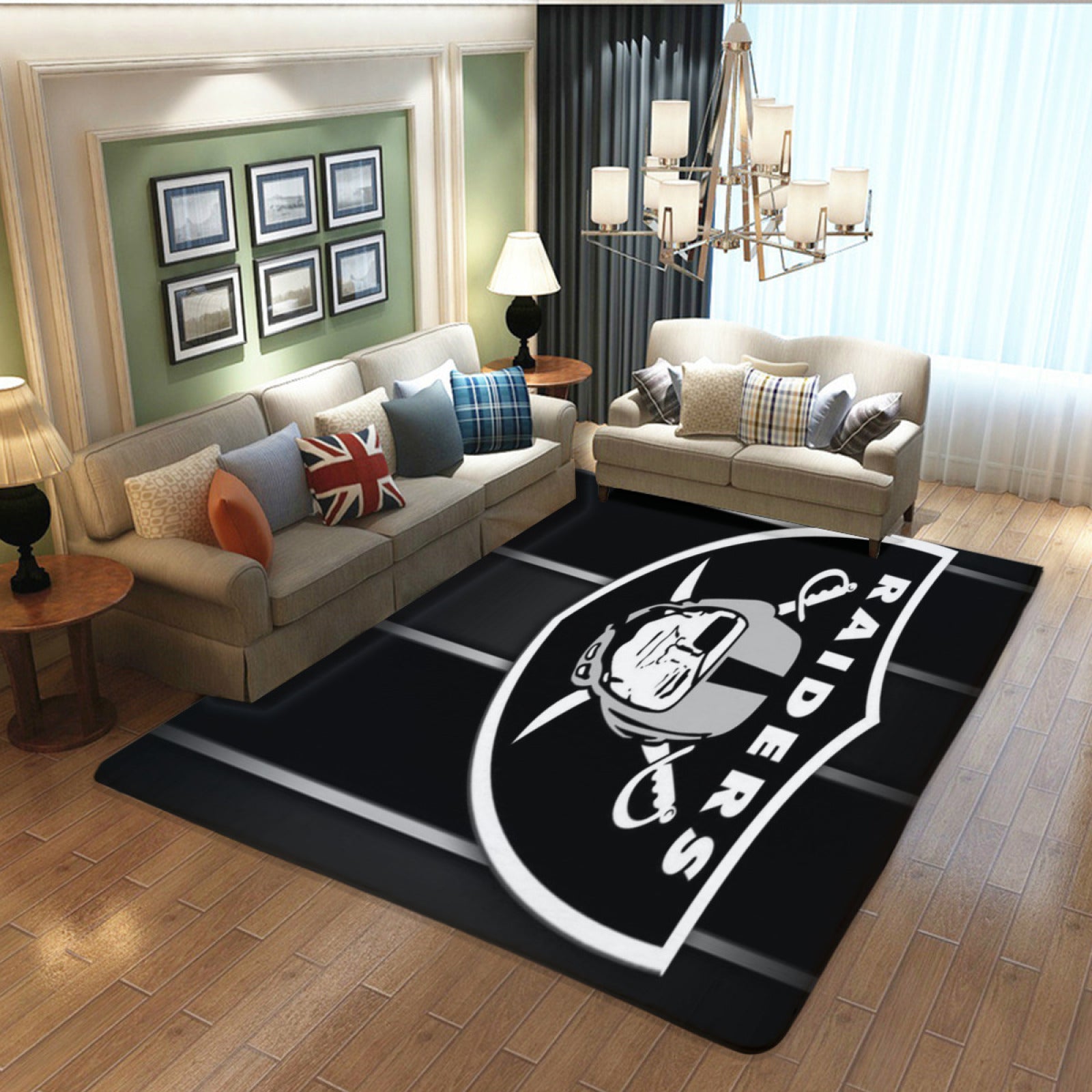 Las Vegas Rugby Raiders Rugs Bedroom Living Room Bathroom Carpet Mat Rug