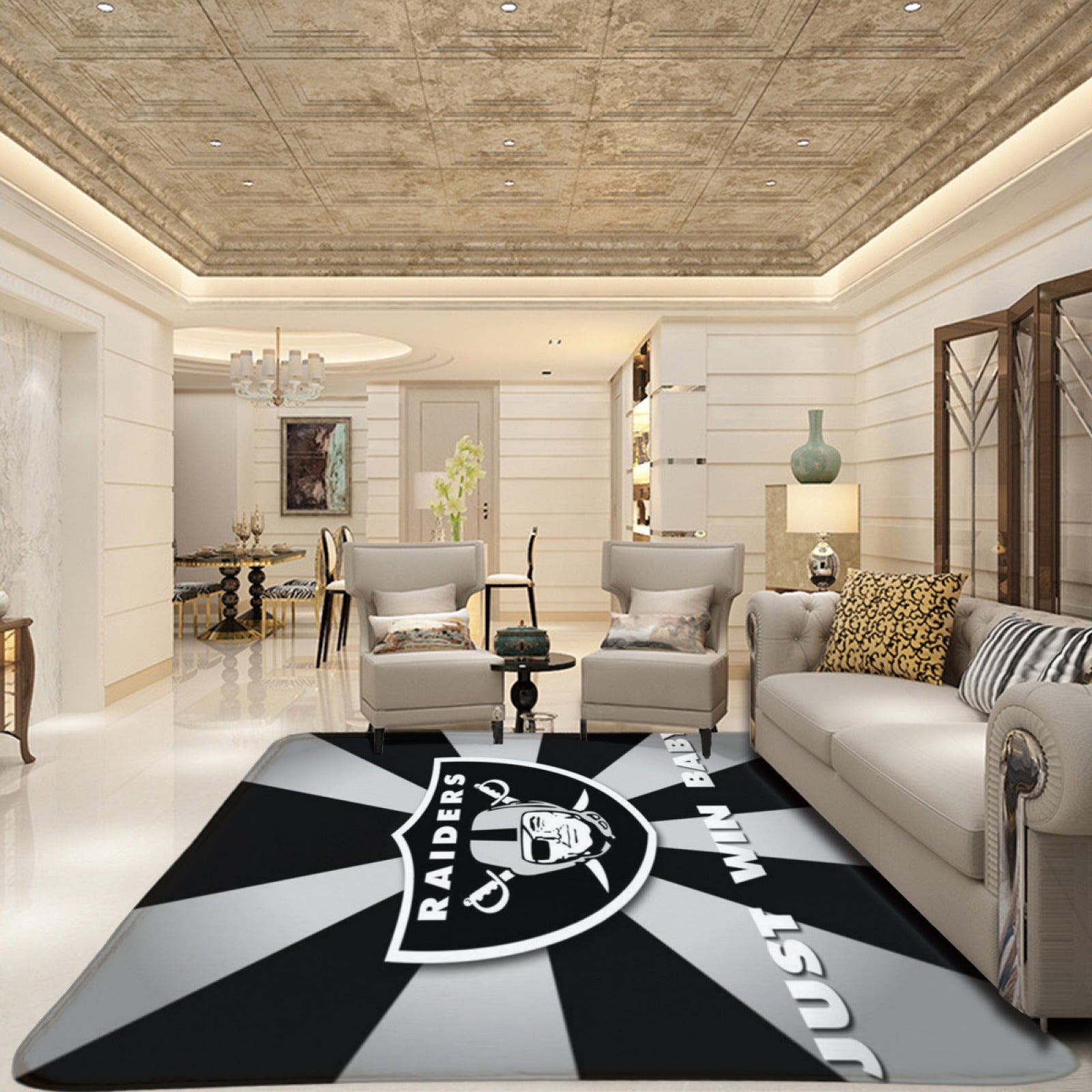 Las Vegas Rugby Raiders Rugs Bedroom Living Room Bathroom Carpet Mat Rug