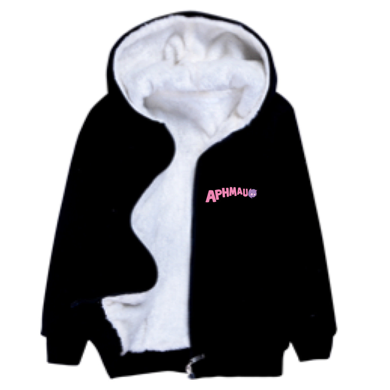 Aphmau Sherpa Lined Hoodie Fleece Sweatshirt Full Zip Hooded Jacket for Kids