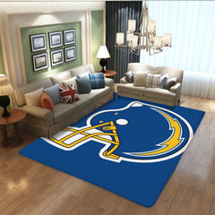 Los Angeles Rugby Chargers Rugs Bedroom Living Room Bathroom Carpet Mats Rug