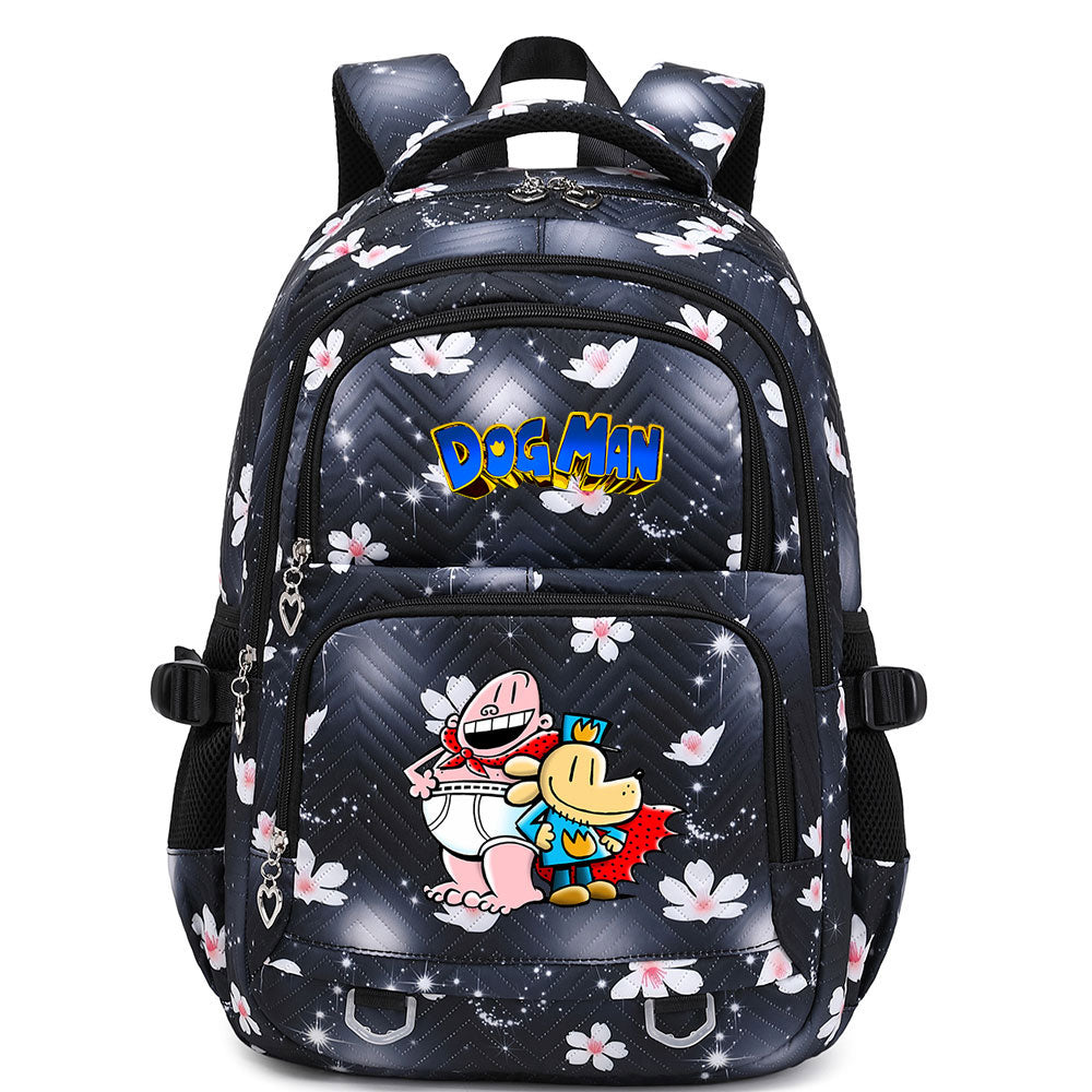 Dog Man Proof Backpack Notebook Travel Bags Casual School Bag For Middle School Students
