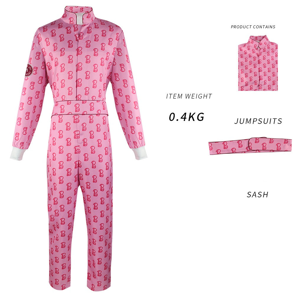 Barbie The Movie Cosplay Jumpsuit  Halloween Csotume for Adults