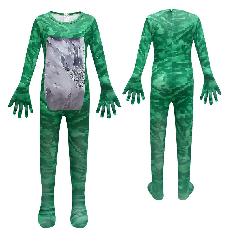 GorillaTag Cosplay Costume with Mask Boys Girls Bodysuit Halloween Fancy Jumpsuits