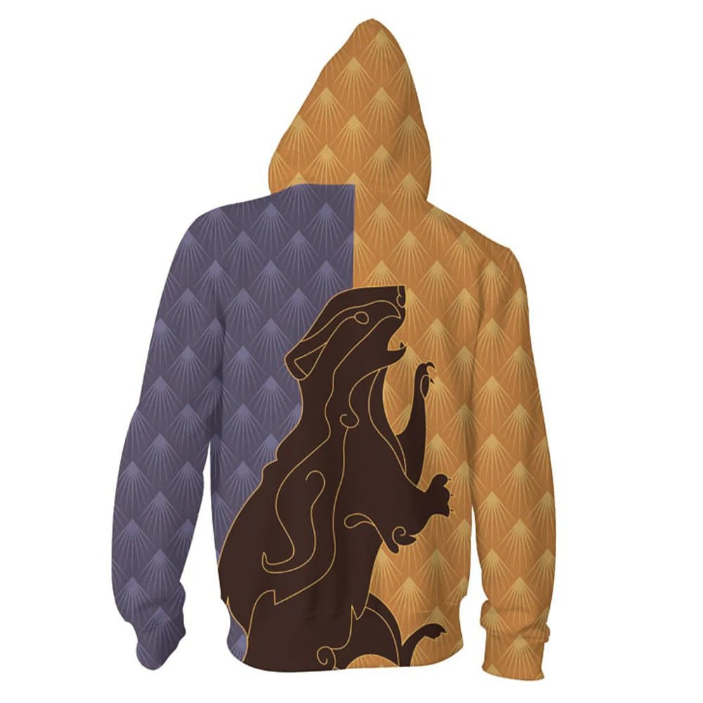 Harry Potter Hogwarts Legacy Men Women Casual Zipper Sweater Sweatshirt Jacket Coat