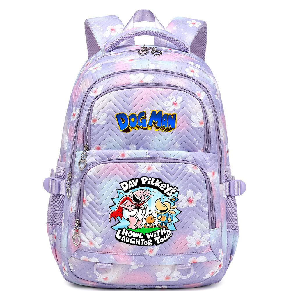 Dog Man Proof Backpack Notebook Travel Bags Casual School Bag For Middle School Students