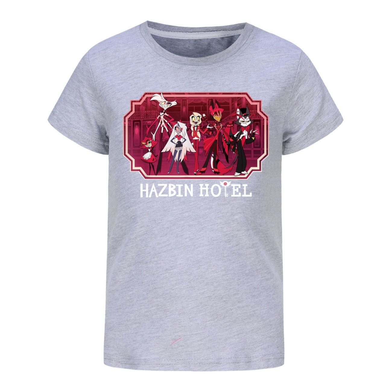 Hazbin Hotel Casual Sweatshirt Spring Autumn Short Sleeve T-Shirts for Kids