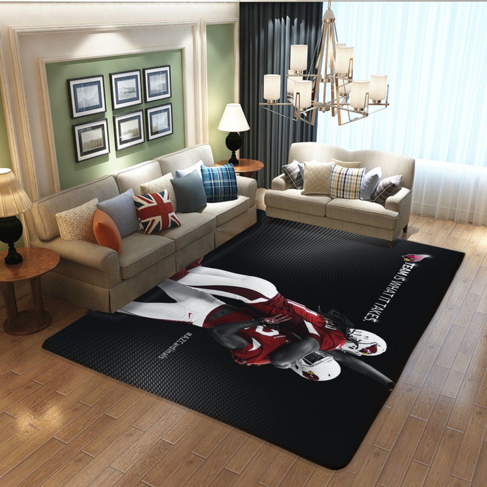 Arizona Rugby Cardinals Rugs Bedroom Living Room Bathroom Carpet Mat Rug