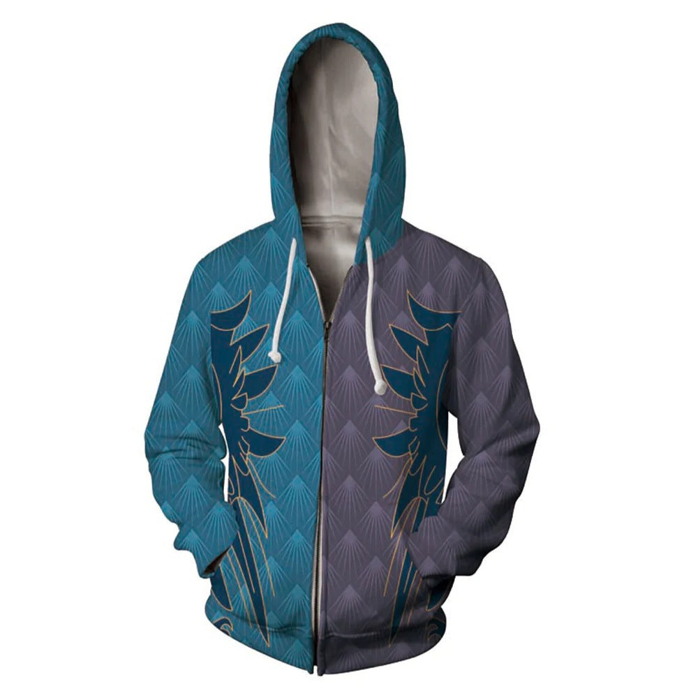 Harry Potter Hogwarts Legacy Men Women Casual Zipper Sweater Sweatshirt Jacket Coat