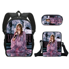 Taylor Swift Backpack Schoolbag Lunch Bag Pencil Bag for Kids Students 3PCS