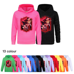 Hazbin Hotel Casual Sweatshirt Spring Autumn Hoodie for Kids